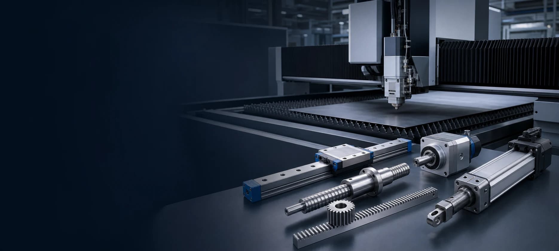 Precision laser automation components and industrial motion systems